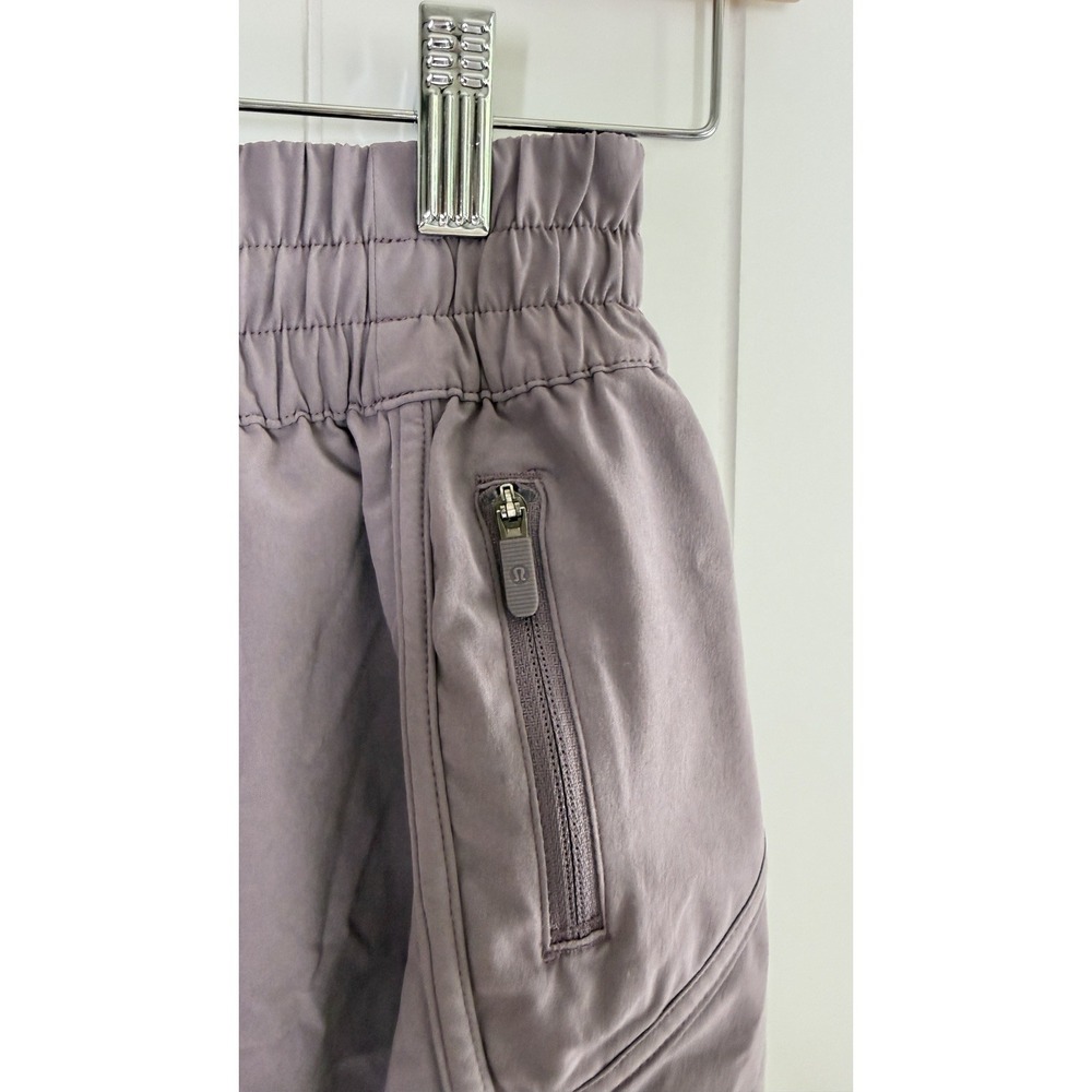 Lululemon Tracker V 4" Low Rise Short Women 4 Smoked Mulberry W7AA6S Swift Ultra - Picture 5 of 11